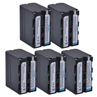 DuraPro 5 шт. 7200 мАч NP-F960 NP-F970 NP F960 F970 батарея для SONY F950 F330 F550 F570 F750 F770 MC1500C 190P 198P 1000C