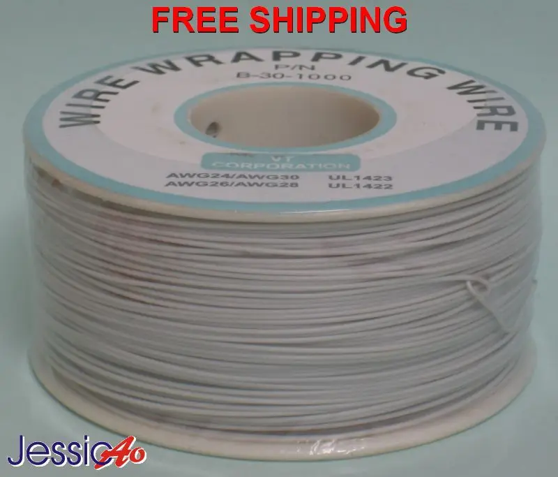 Монтажный провод разъем для печатной платы прыгать медный PVC 30 AWG 210 м PCB линия