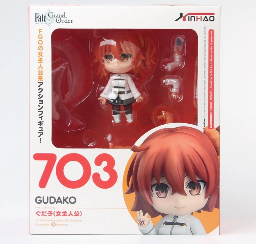 Судьба Grand для Gudako Мини фигурку 110 Масштаб Окрашенные рис 703 # Fujimaru рицка ПВХ