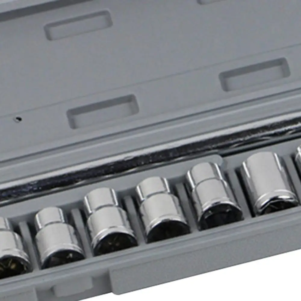 Auto Repair Tool 10 Piece Socket Wrench Combination Multifunction Hex Sleeve Machine Repair Auto Repair Hardware Set Toolbox