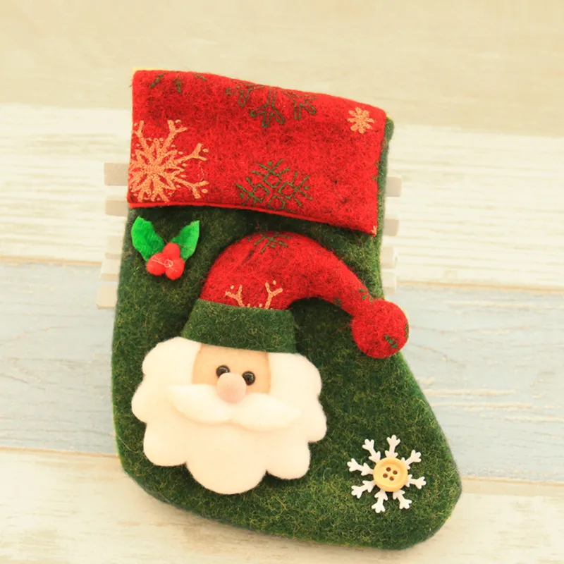 Navidad рождественская подвеска Санта Клаус Снеговик Рождественская елка украшения Рождественские украшения для дома рождественские украшения - Цвет: retro Santa Claus