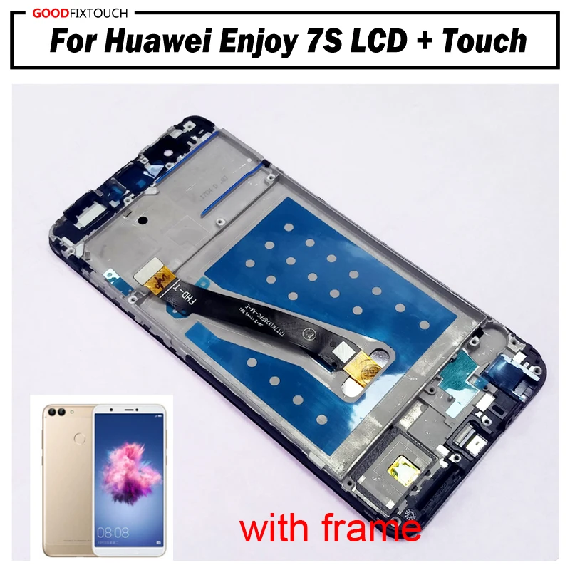 Для Huawei P Smart ЖК дисплей сенсорный экран дигитайзер для сборки с корпусом Enjoy