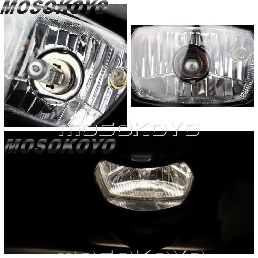 Черный фары для мотокросса Yamaha WR450F WR250F YZ YZF TW TTR DR RM EXC MX XC F SX SMR 500 300 DRZ Enduro велосипеды