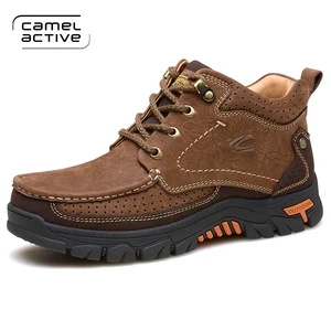 camel active new brand hot newest keep warm men winter boots high quality genuine leather casual boots fahsion snow boots free global shipping