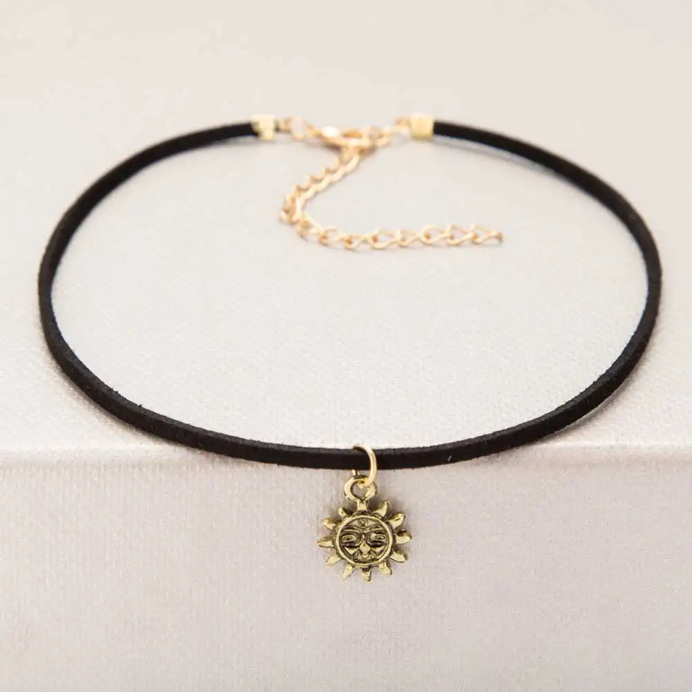 3 Pcs Sets Star Moon Sun Chokers Necklaces Alloy Pendants Maxi For Unisex Hot-selling Necklace | Украшения и аксессуары