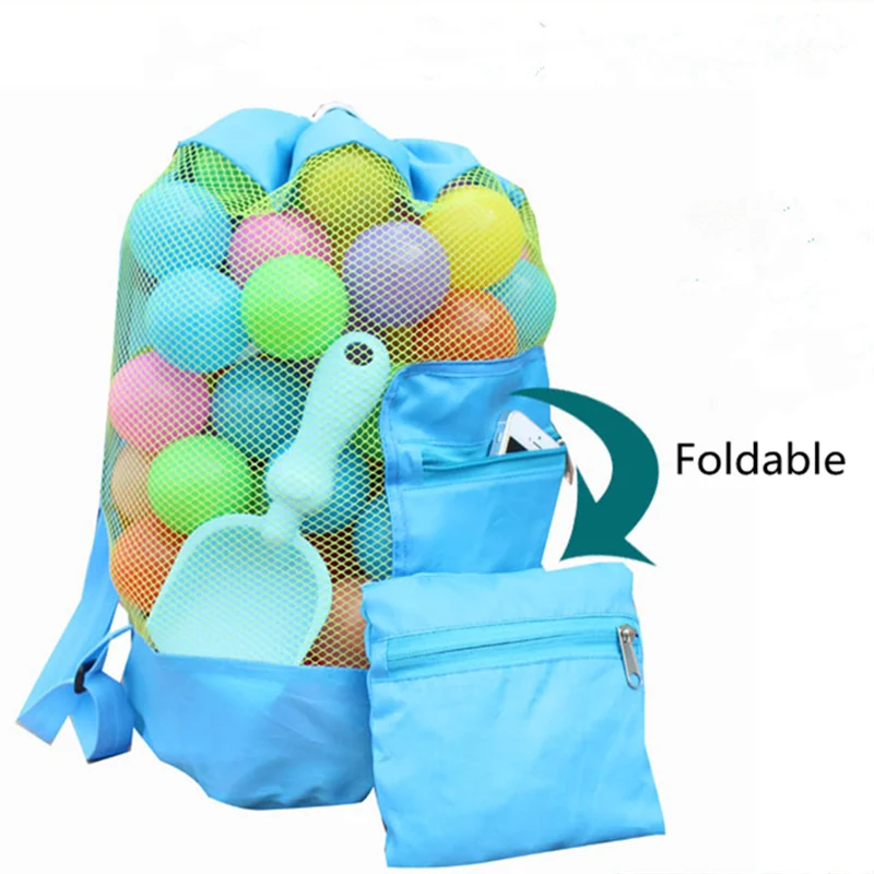 ROSEHOME детские игрушки сумка для хранения Складная Дорожная пляжная однотонный