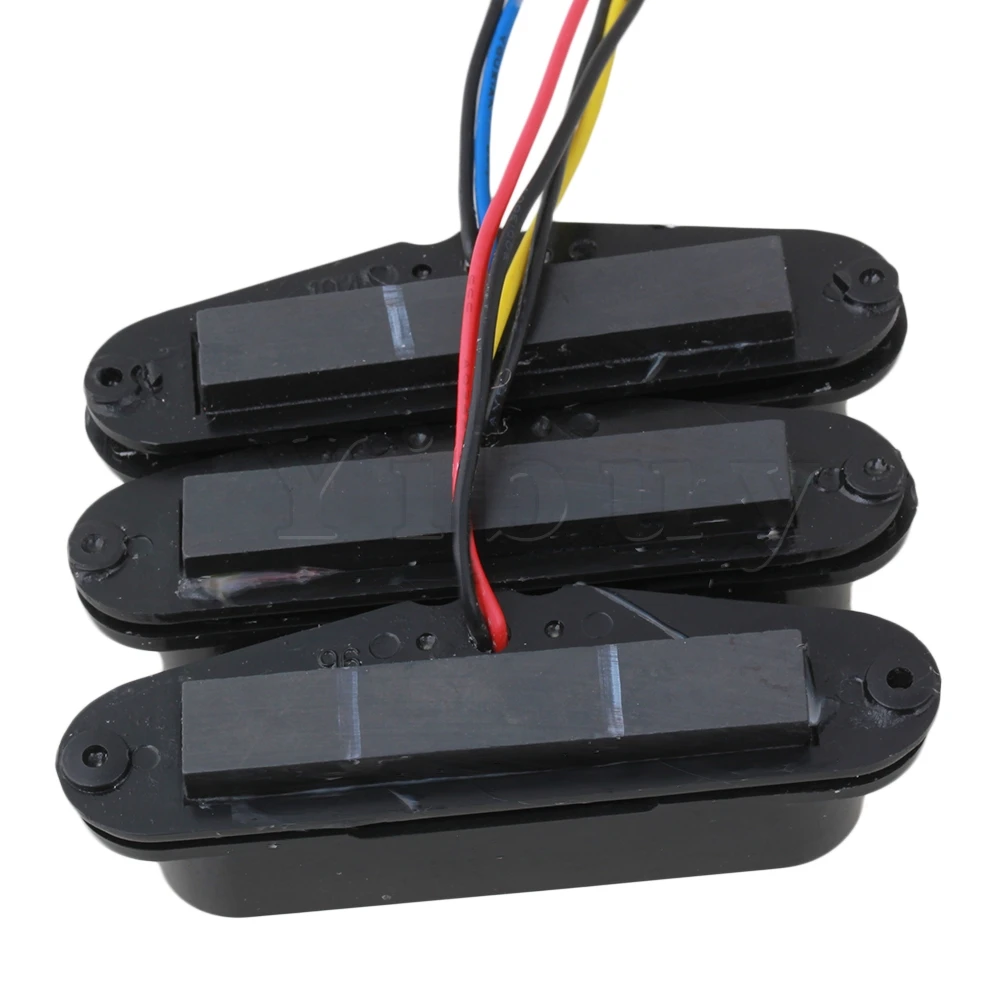 Yibuy Black Single Coil Guitar Pickups pick-Up pickups For Set | Спорт и развлечения