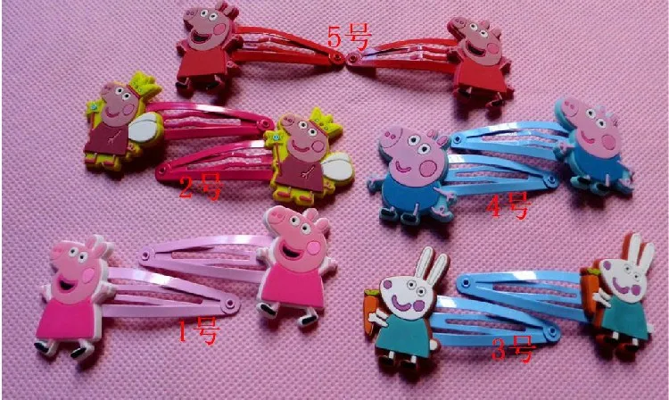 2013 New baby headdress peppa pig BB clip hairpin George | Детская одежда и обувь