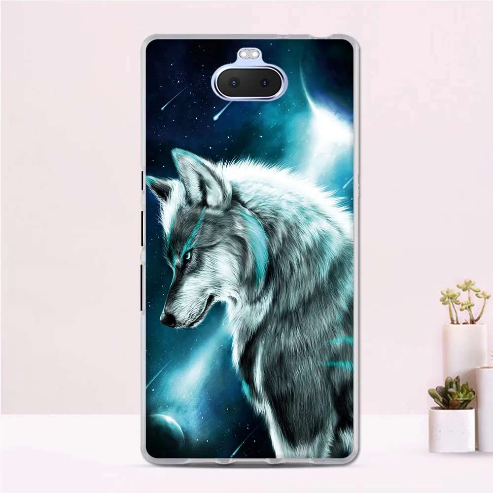 Чехол для Sony Xperia 10 Plus мягкий чехол из ТПУ чехлы защитная задняя крышка