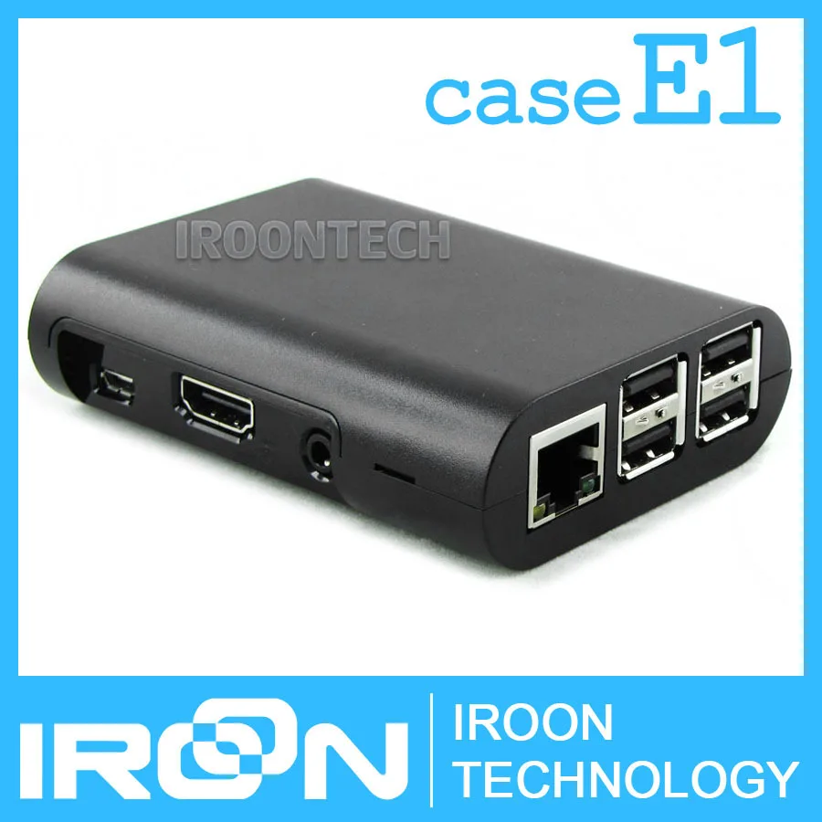 Черный ящик E1: Raspberry PI 3 Модель B черный чехол Корпус ABS Пластик коробка|box black|box boxbox |