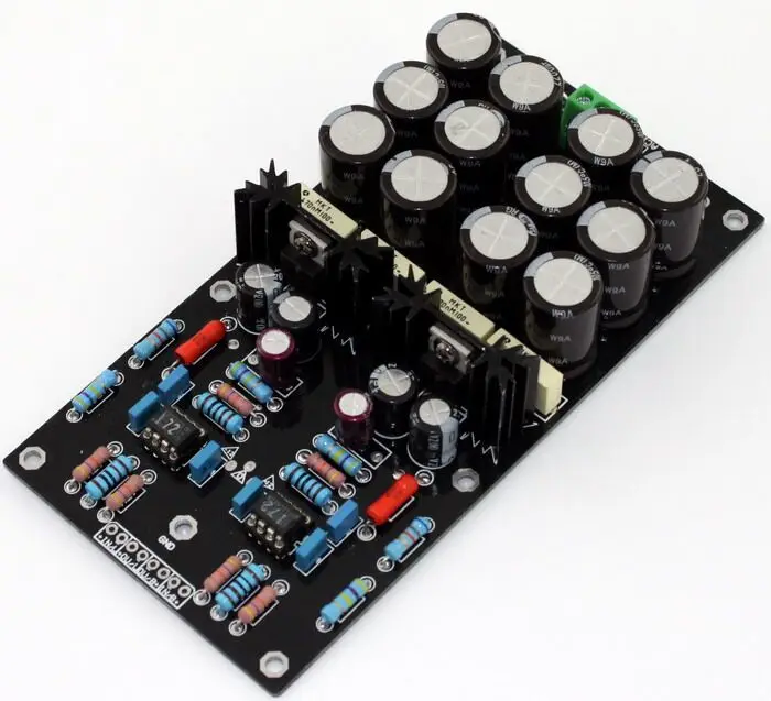Двойной AC12V Phono предусилитель OPA2111KP плата предварительного усилителя