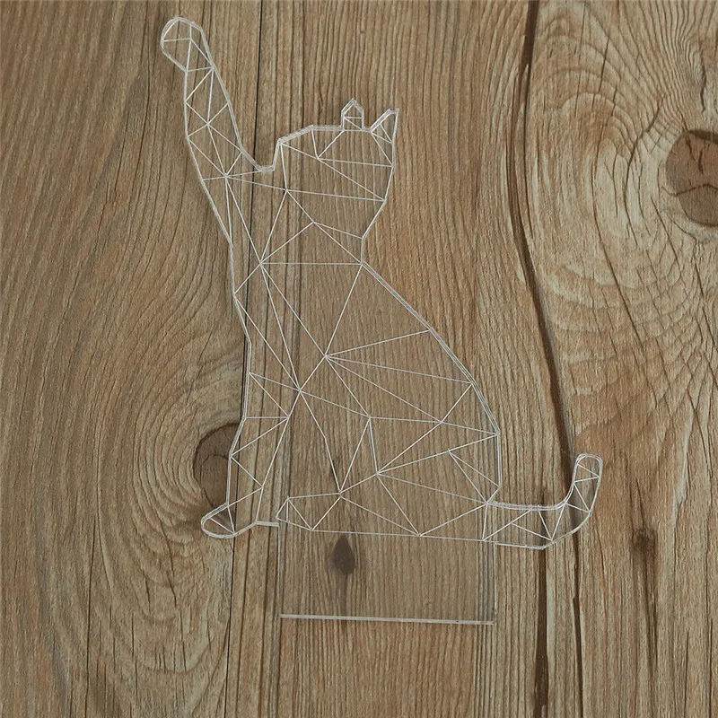 Creative New Cute Cat Design 3D Bedroom Lights LED Night Lamp USB Table Desk Lamps Novelty Home Decor Festival Gift | Освещение