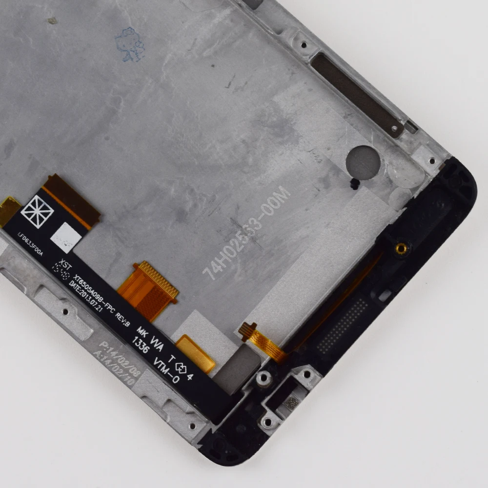 Для htc One Max ЖК-дисплей кодирующий преобразователь сенсорного экрана в сборе рамка для htc One Max 8060 замена экрана дисплея