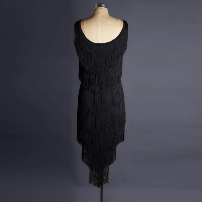 Женский костюм для латиноамериканских танцев высокое качество на заказ черная