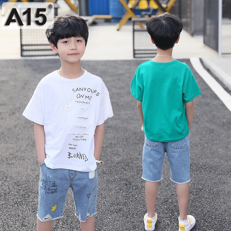 Детская одежда для мальчиков 2019 летняя футболка забавная Милая малышей футболки