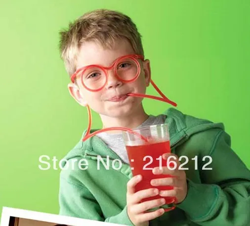 Забавный Рождественский подарок пластиковая Питьевая солома Волшебная Солома