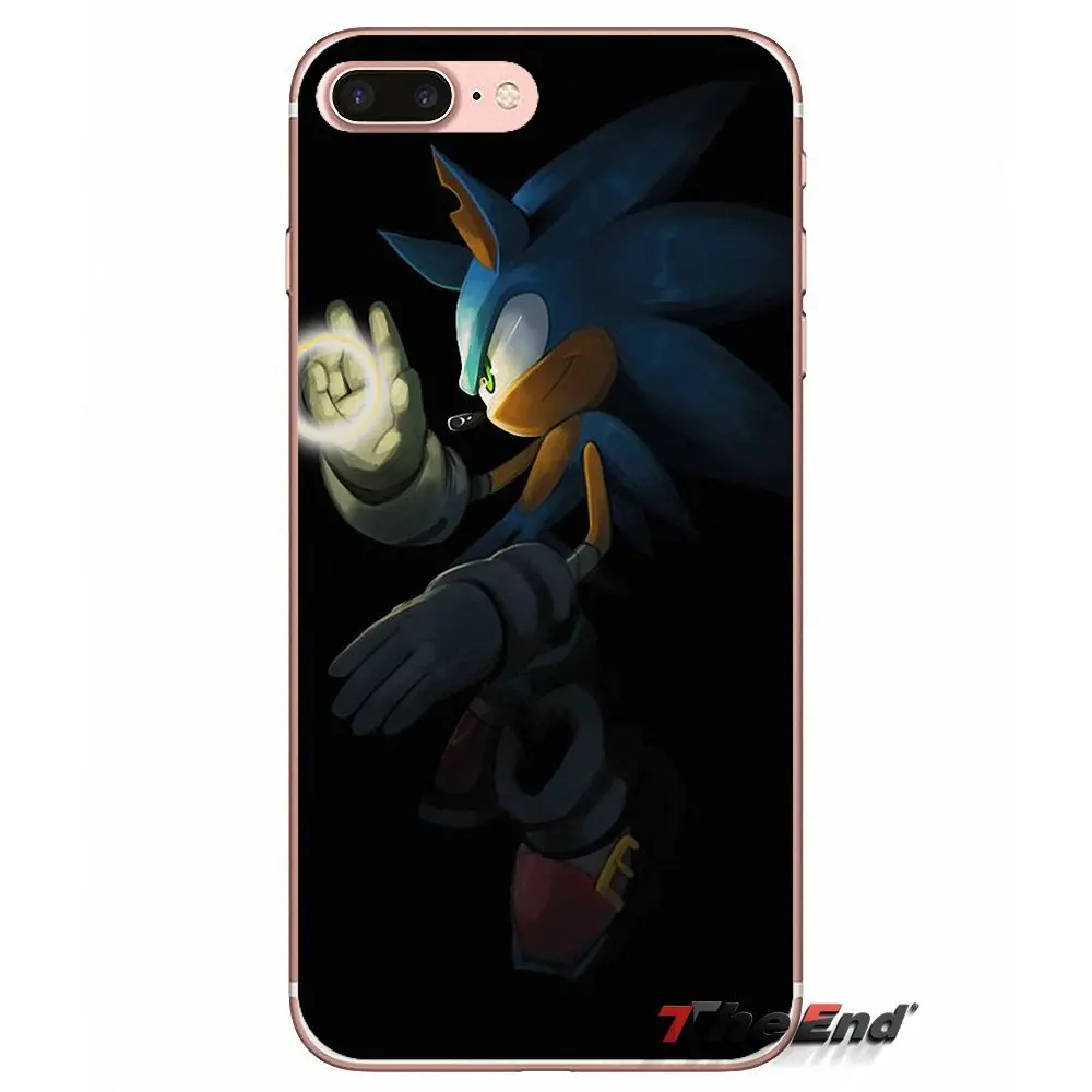 Силиконовый чехол для HTC U11 One M7 M8 A9 M10 E9 Desire 630 530 626 628 816 820 Motorola G G2 G3 Silver Sonic The Hedgehog |