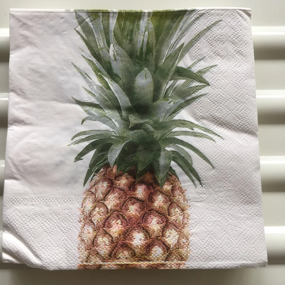 Декупаж Свадебные винтажные салфетки Бумага милый держатель салфеток фруктовый