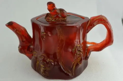 Изысканное китайское старинное Коллекционирование ручной работы Полимерная