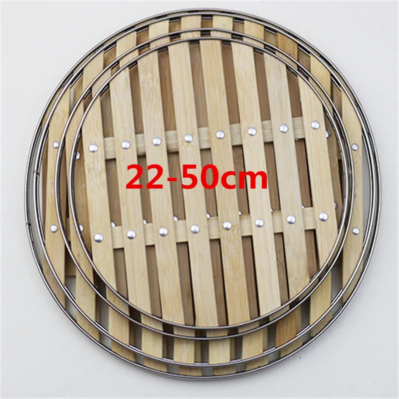 Утолщенный бамбуковый отпариватель с рамой для хлеба из нержавеющей стали