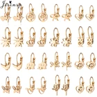 Jisensp модные серьги-бабочки из нержавеющей стали женские ювелирные изделия в стиле минимализма винтажные Сердце Звезда цветок серьги девушки аксессуары