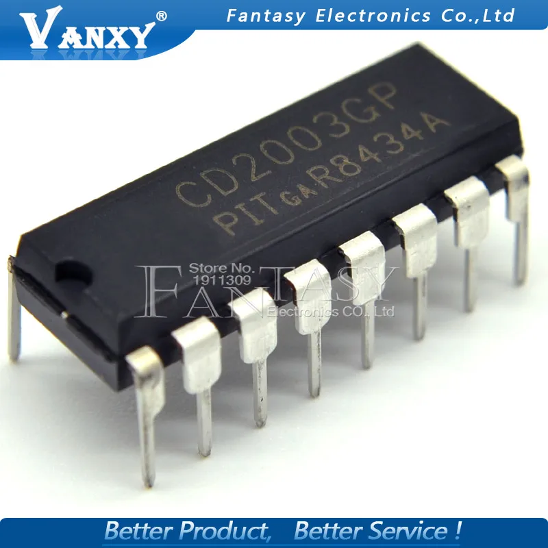10 шт. CD2003GP DIP16 CD2003 DIP 2003GP DIP-16 Новый и оригинальный IC | Электронные компоненты