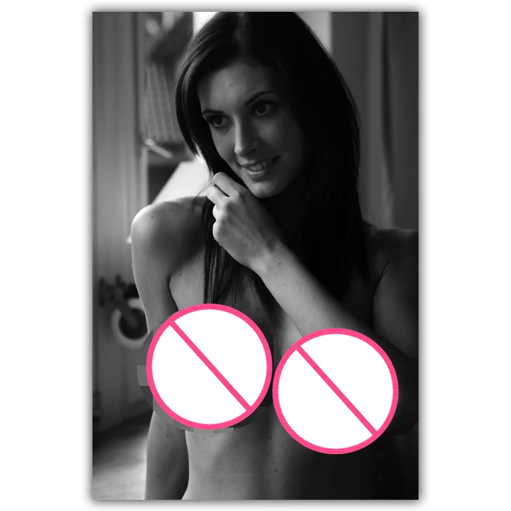 Sexy woman Sexy girl Model model Poster bar Prints Wall Art Picture for Living Room Home Decor canvas art painting wall pictures - Цвет: 8
