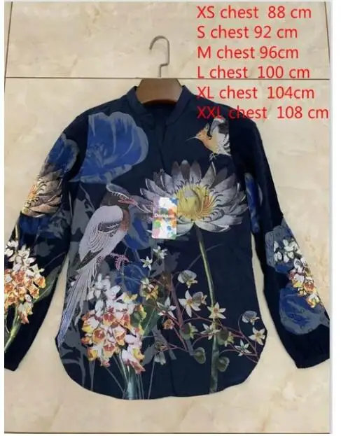 32 XS -XXL Испанская DEG оригинальная Одиночная шифоновая женская рубашка XS s m - Цвет: 32 XS -XXL