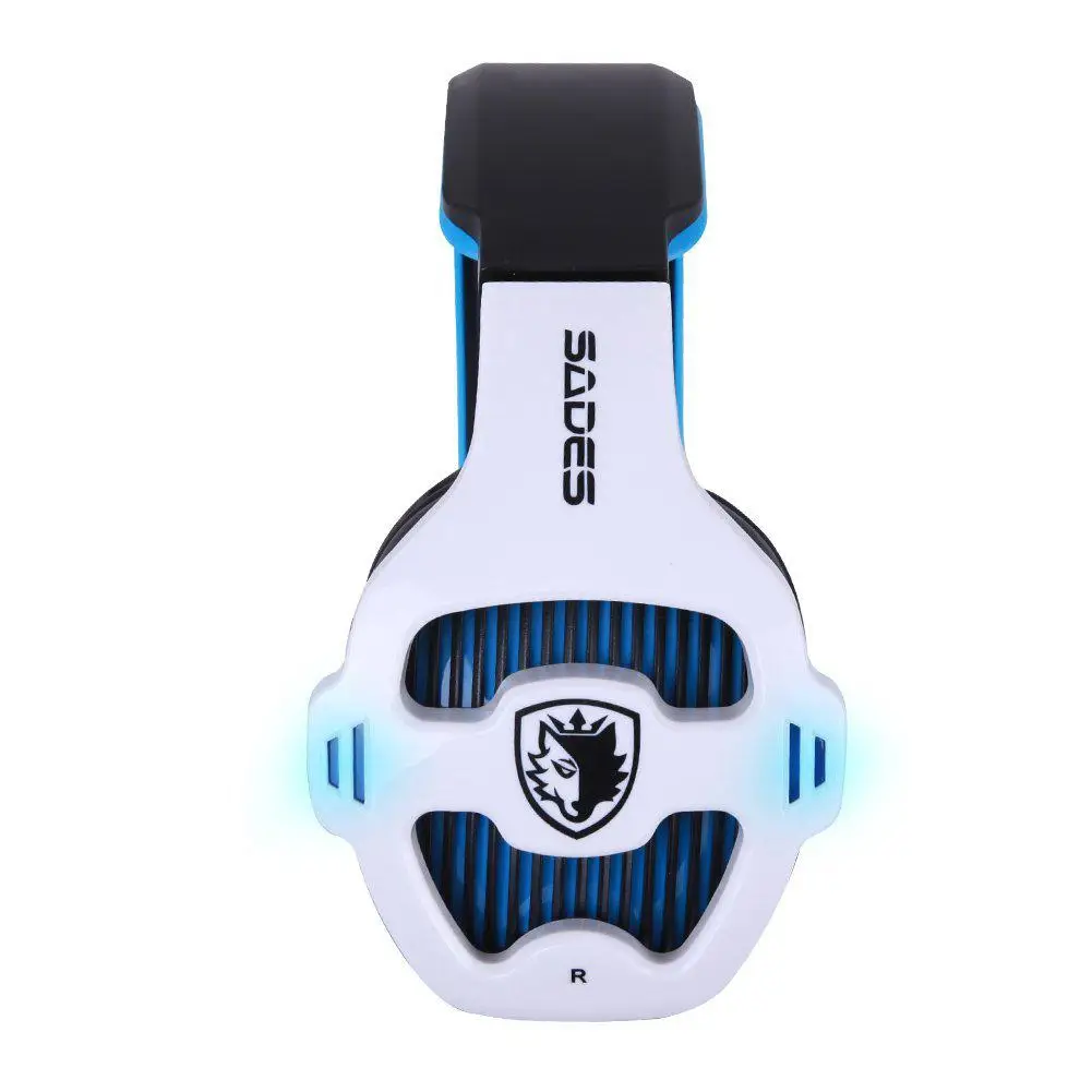 SADES SA903 игровая гарнитура, геймер, USB 7,1, объемный звук, USB проводные наушники с микрофоном, регулятор громкости для ПК, геймера, r20