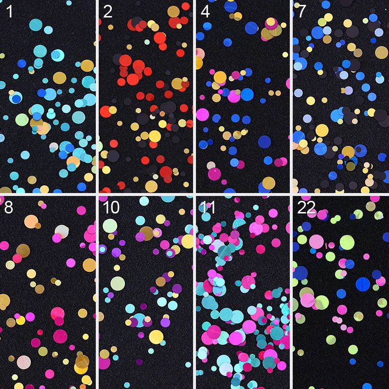 10 мл лимонная зернистая Шестигранная пудра с блестками для ногтей | Красота и