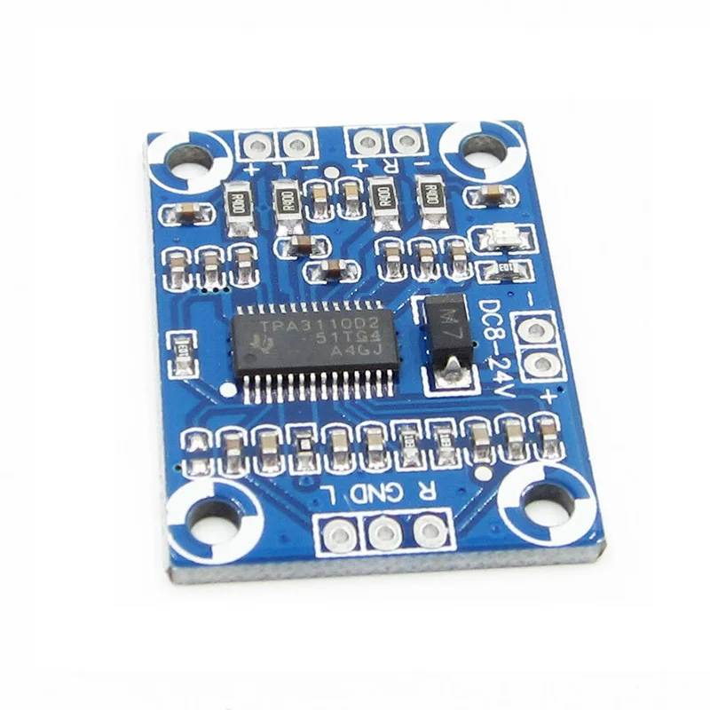 DC 8 24 V TPA3110 2x15 W цифровой аудио усилитель звука Modul Tafel мини стерео|Аксессуары для MP3