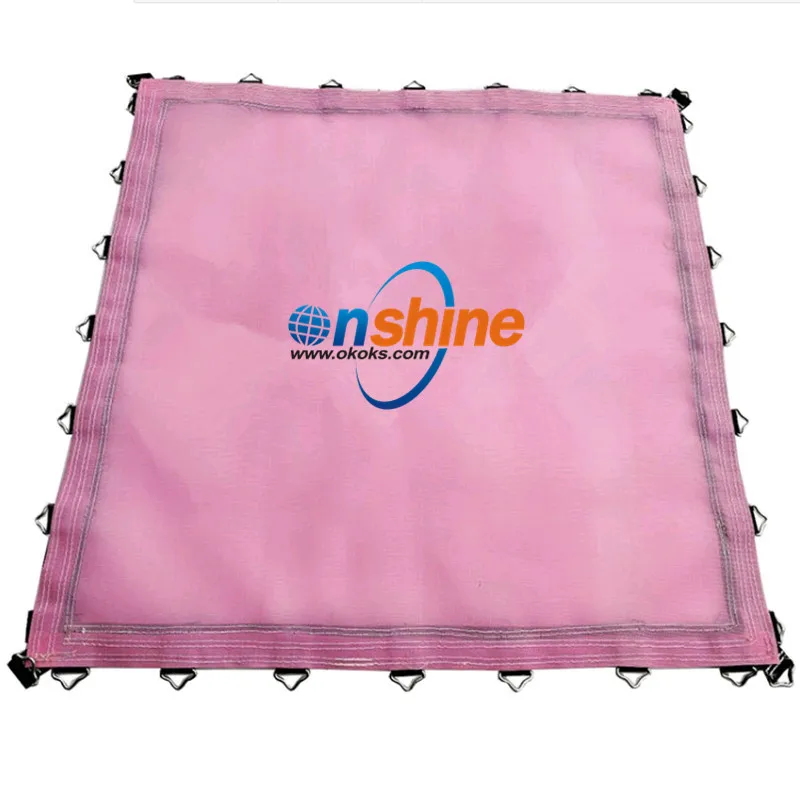 pink Батут запасные части банджи батут прыжки мат 1,8*1,8 м - Цвет: pink