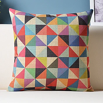 Геометрические декоративные подушки для диванов красочные домашний декор/capa Para