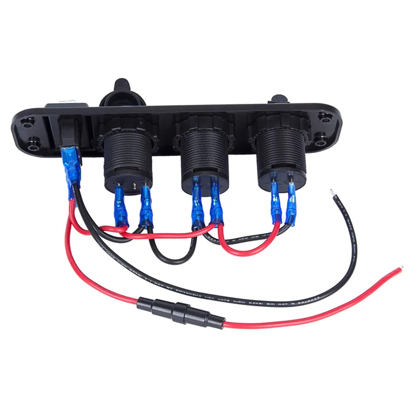 Новый Прочный 4 в 1 Цифровой Напряжение 12V разъем питания Адаптер зарядного