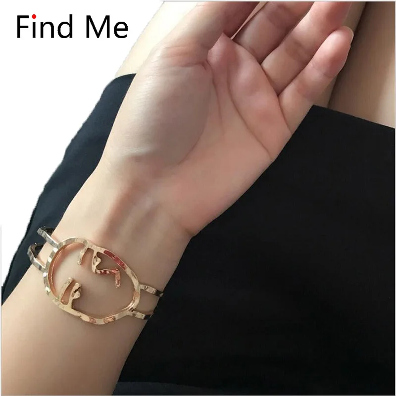 Браслет-манжета Find Me Женский модный винтажный изогнутый браслет в этническом
