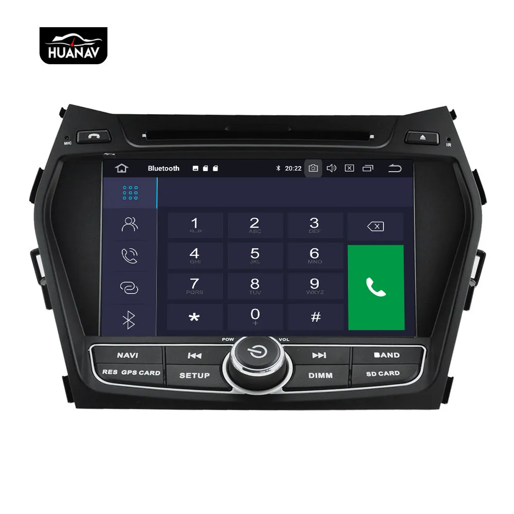 Автомобильный dvd плеер DSP Android 9 0 с gps навигацией для Hyundai IX45 Santa fe 2013 2016