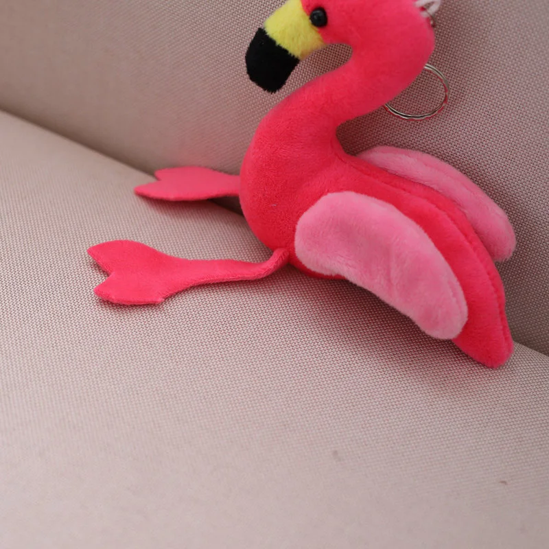 Плюшевые Милые игрушечные Фламинго мягкие животные брелок в виде фламинго