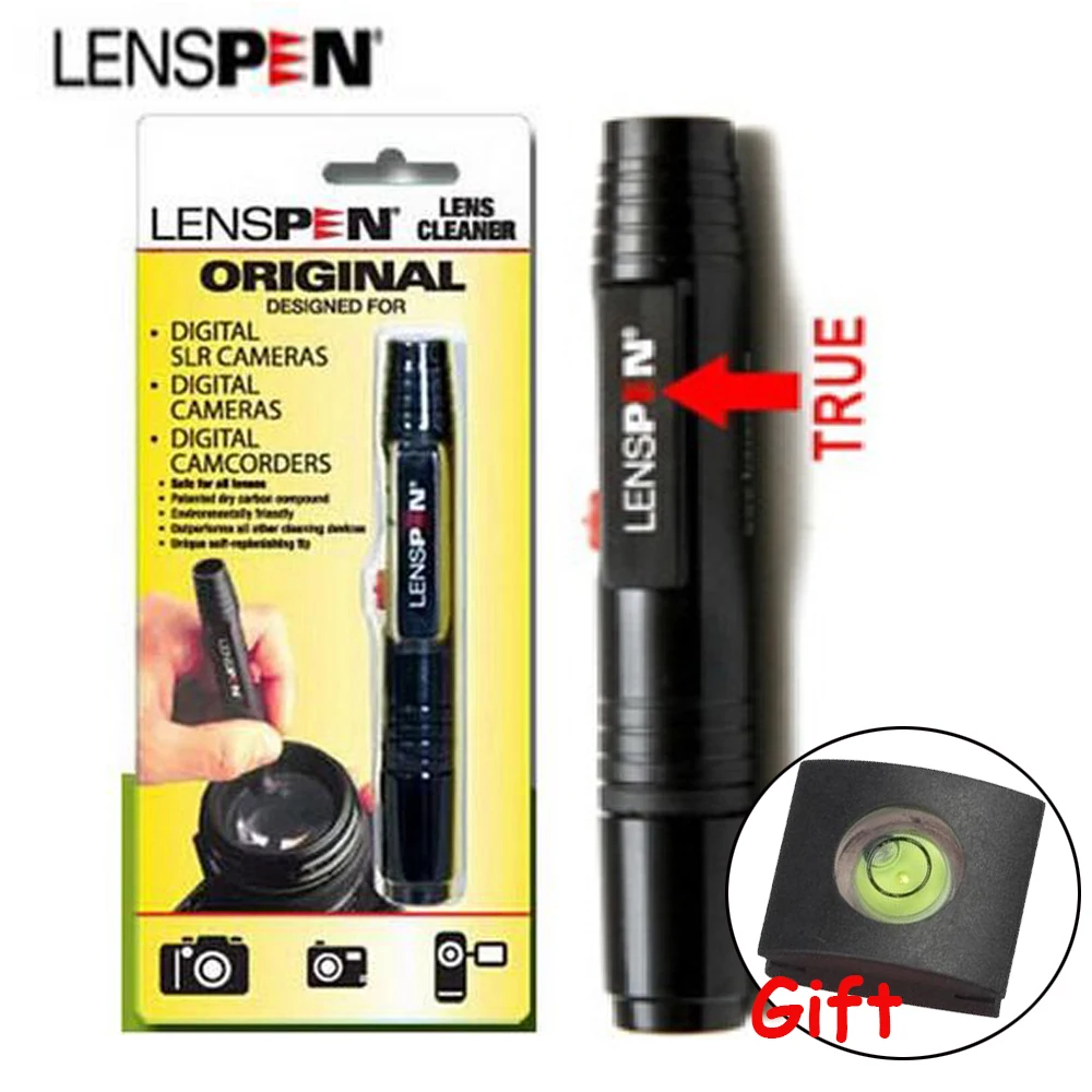 Новинка,, LENSPEN LP-1, пылеочиститель, камера, чистящая линза, ручка, набор кистей для Canon, Nikon, фильтр, DSLR, SLR, бесплатный подарок