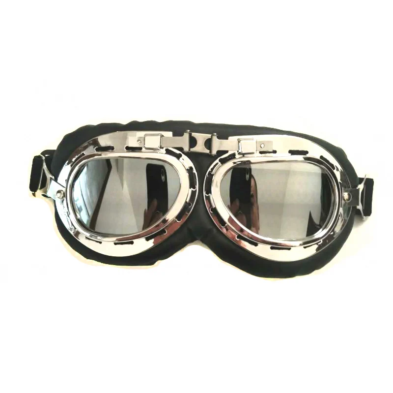 Ретро мотоциклетный шлем очки Jet Винтаж мото класс мотоциклетные для пилота