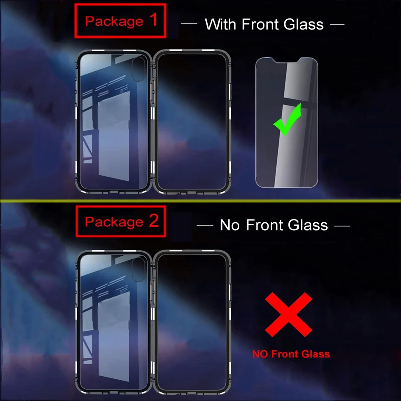 Магнитный адсорбционный чехол для телефона iPhone 11 Pro Max XR XS X 8 7 6S Plus ультра
