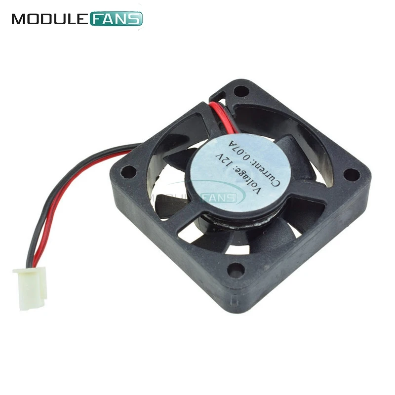 Кулер для 3D принтера Arduino Raspberry Pi Reprap Ramps черный 2-контактный бесщеточный