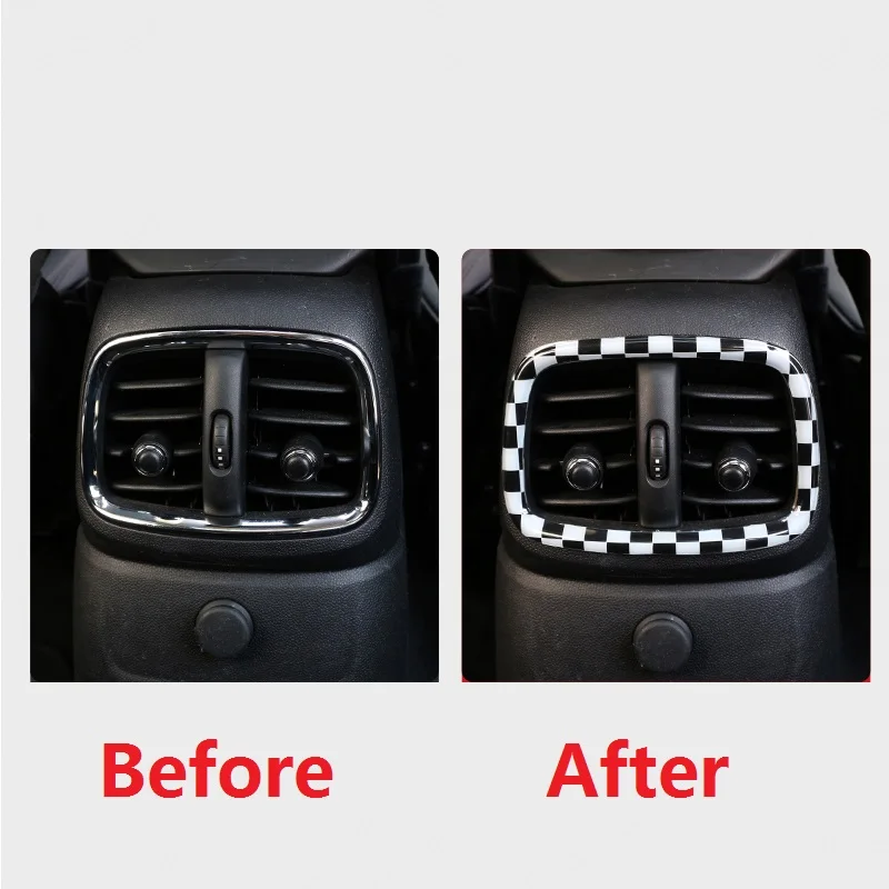 ABS Автомобильная задняя вентиляционная наклейка на розетку Накладка для BMW Mini Cooper