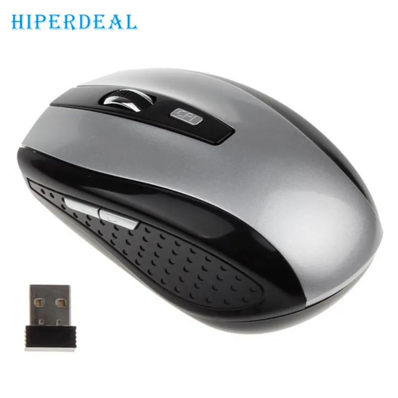HIPERDEAL портативная 2,4G Беспроводная оптическая мышь для компьютера ПК ноутбука геймера Sep18