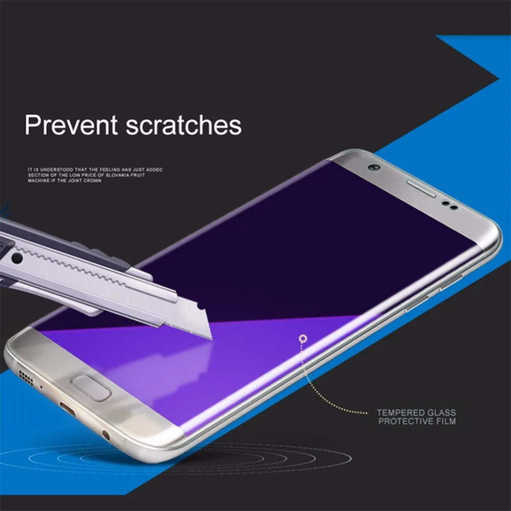 2 шт./лот 0 26 мм Закаленное стекло протектор экрана для Samsung Galaxy S8 Plus 3D полное