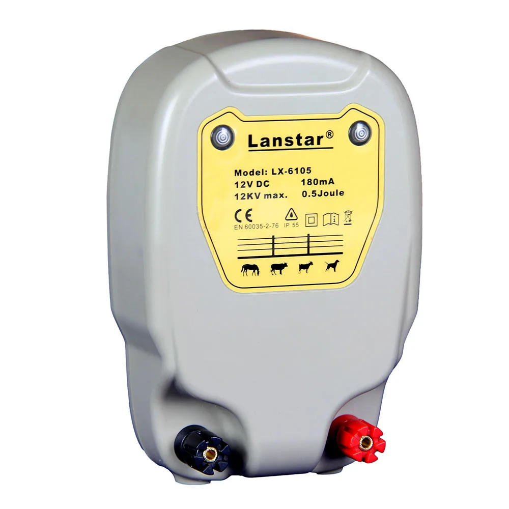Lanstar 12KV 0.5J ферма Электрический забор Energizer электрическое ограждение Зарядное
