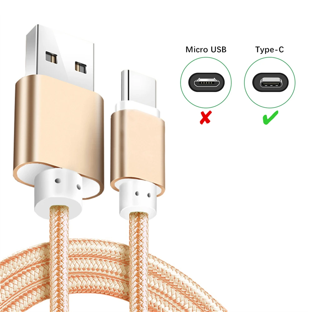 1 м Плетеный USB 3 Type C кабель для зарядки и синхронизации данных Nexus 5X/6P LG G5/Samsung galaxy