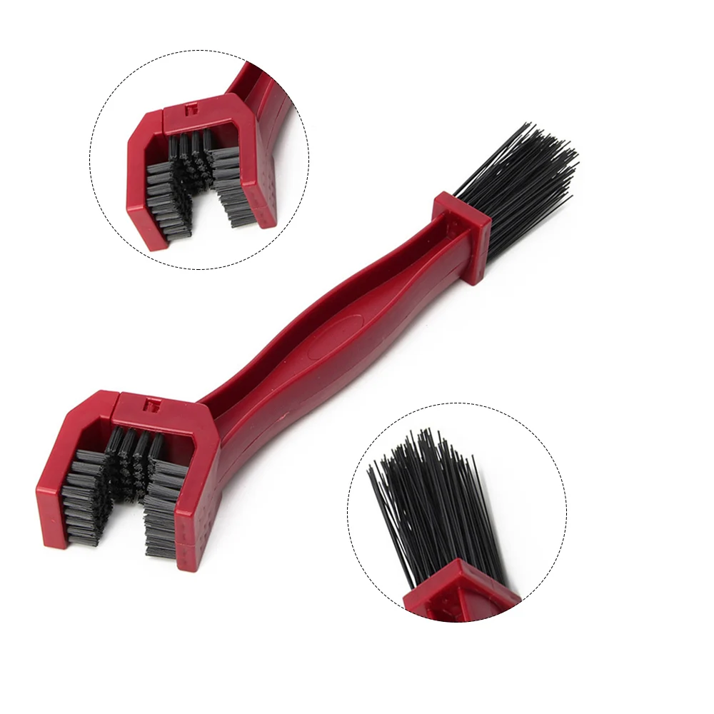 

Bicycle Brush Motorcycle Bike Bicycle-chain Crankset Brush Cleaner Cleaning Tool Red Cycling Parts