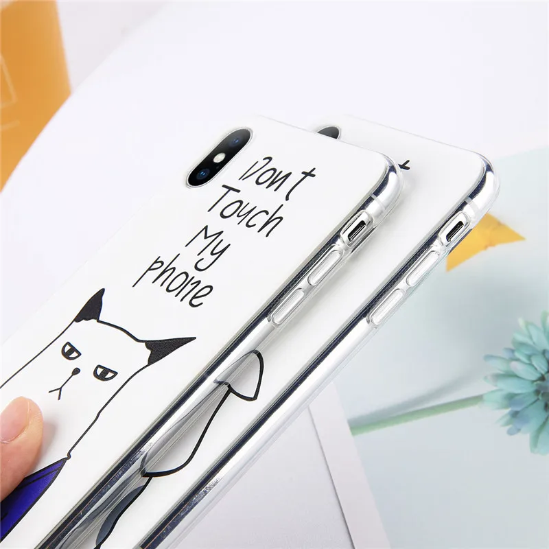 Lovebay чехол для телефона iPhone 6 6s 7 8 Plus X XR XS Max Модный милый мультяшный аниме собака