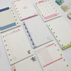 Сменные блокноты для блокнота А7, цветные спиральные Сменные страницы, Обложка для дневника сделай сам из полипропилена