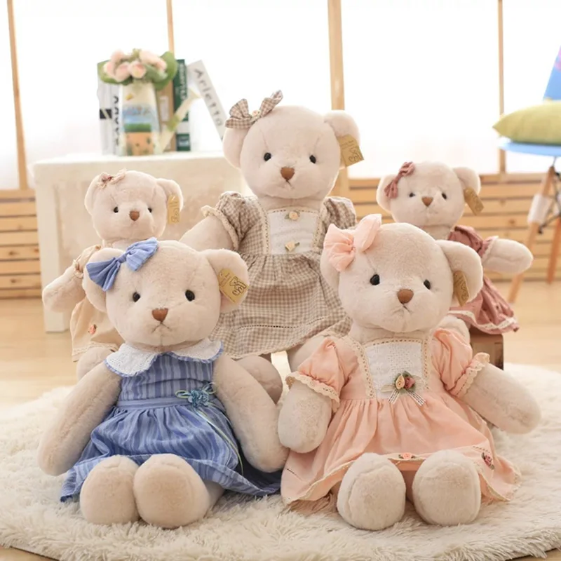 45 см 65 Kawaii гигантский плюшевый мишка принцесса плюшевая игрушка куклы мягкие